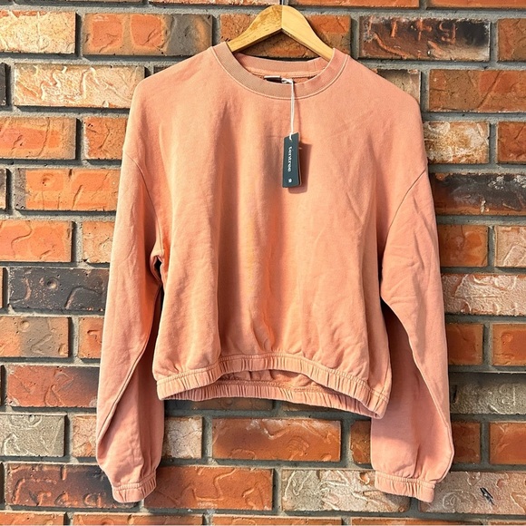 NWT Tentree Organic Cotton French Terry Elastic Hem Crew Sweatshirt - Picture 6 of 9